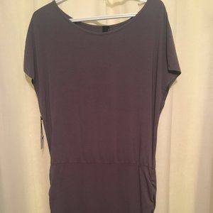Large Gray Bobi Midi Dress